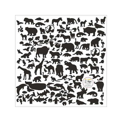 World Animals Black