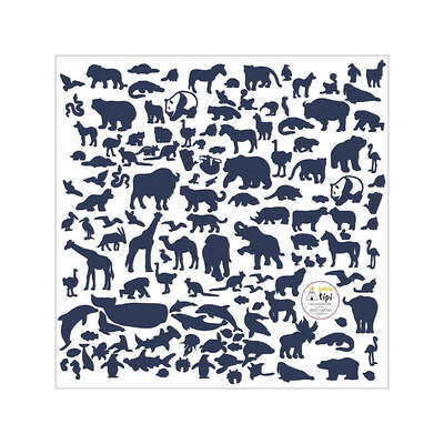 World Animals Blue