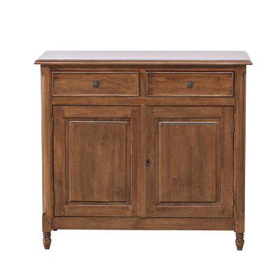 Komoda Charlie 2 szuflady, 2 drzwi, brown 100x45x90cm
