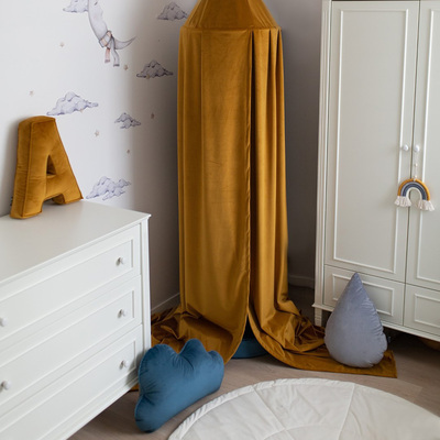 Betthimmel 50cmx230cm von der Kollektion Happiness, Stoff: 133-37