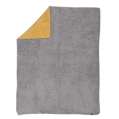 Koc Cosy Home 150x200cm  Mustard&Grey 150 x 200 cm
