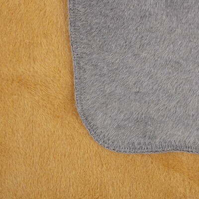 Koc Cosy Home 150x200cm  Mustard&Grey 150 x 200 cm
