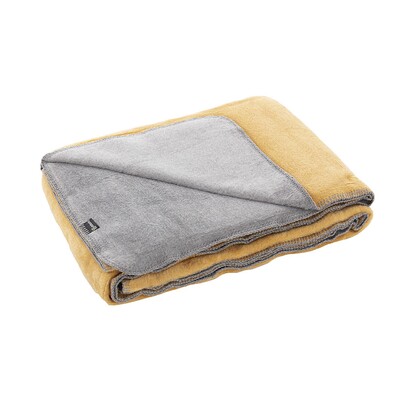 Koc Cosy Home 150x200cm  Mustard&Grey 150 x 200 cm