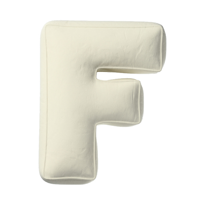 Poduszka literka F 35x40cm w kolekcji Posh Velvet, tkanina: 704-36