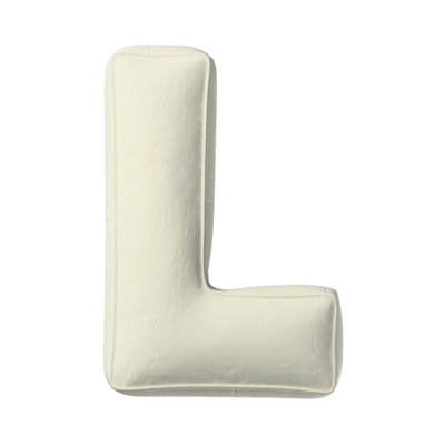 Buchstabenkissen L 704-36 Kollektion Posh Velvet