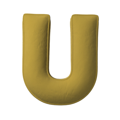 Letter pillow U