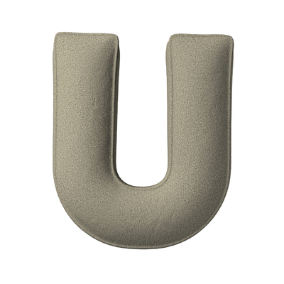 Letter pillow U