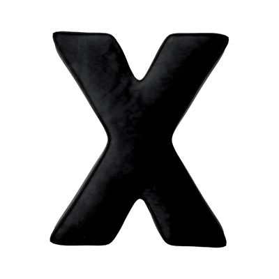 Letter pillow X
