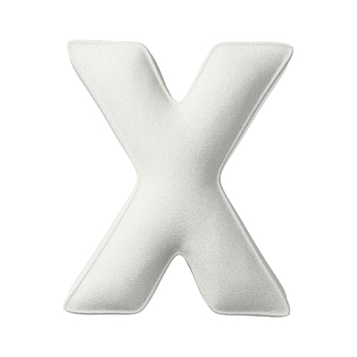 Letter pillow X