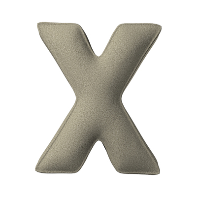 Letter pillow X