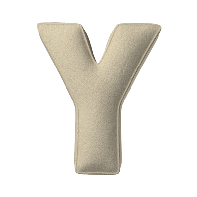 Letter pillow Y