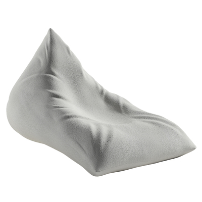 Pouf chaise longue 85 x 140 x 100 cm dans la collection Boucle, Tissu: 702-80