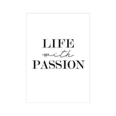 Poster Passion Black
