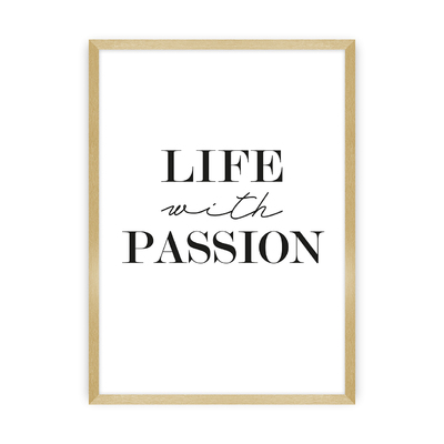 Plakát Passion 21 x 30 cm