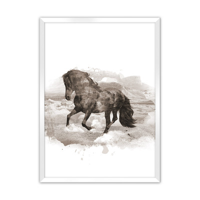 Plakát Horse 21 x 30 cm