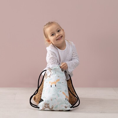 Kiddy string backpack 28x40cm in collection Magic Collection, fabric: 500-16
