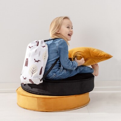 Kiddy string backpack 28x40cm in collection Magic Collection, fabric: 500-16