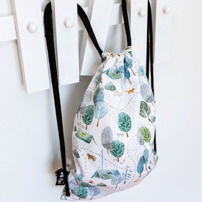 Kiddy string backpack 28x40cm in collection Magic Collection, fabric: 500-16