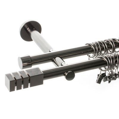 Gardinenstnage Nordic Titan zweiläufig 200 cm 200 cm