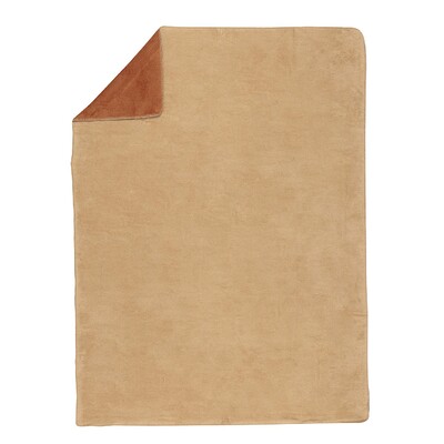 Deka Cotton Cloud 150x200cm Cognac&Beige 150 x 200 cm