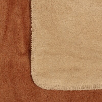 Deka Cotton Cloud 150x200cm Cognac&Beige 150 x 200 cm