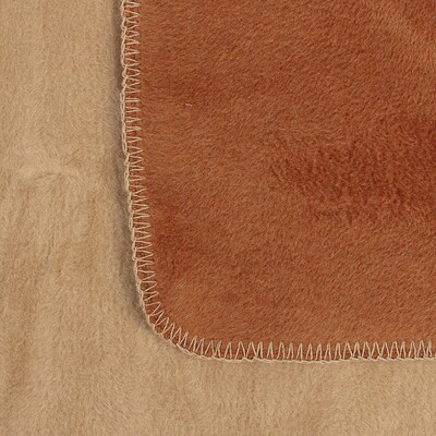 Deka Cotton Cloud 150x200cm Cognac&Beige 150 x 200 cm