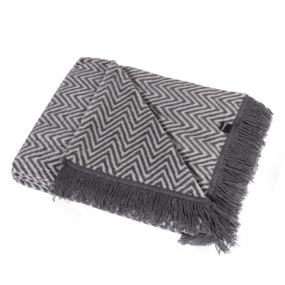 Deka Cotton Cloud 150x200cm Grey Chevron 150 x 200 cm