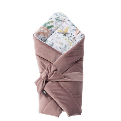 Kūdikio vokelis Velvet Nest Premium rose