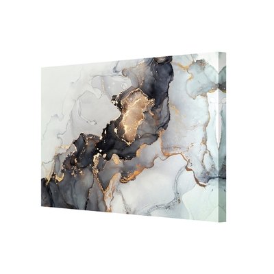 Obraz na plátně Black&Gold Abstraction 50 x 70 cm