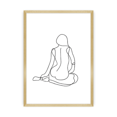 Plakát Figure Line I 30 x 40 cm