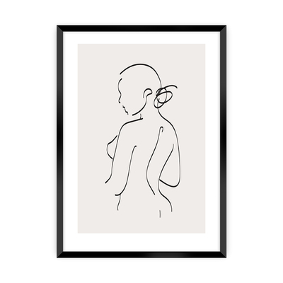 Poster Body Line I, 21 x 30 cm - Dekoria.de
