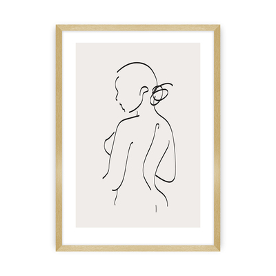 Plakat Body Line I 50 x 70 cm