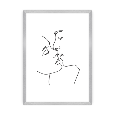 Plakát  Kiss Line 30 x 40 cm