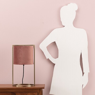 Lampa stołowa Santos Pink&Gold 45 cm