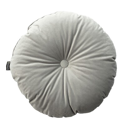 Round pillow with button ⌀40 cm in collection Velvet, fabric: 704-11