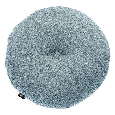 Round pillow with button