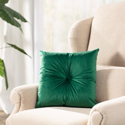 Velour Pude 40 x 40 cm  fra kollektionen Velvet, Stof: 704-13