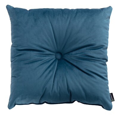 Sametový polštář Velvet s knoflíkem