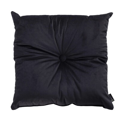 Sametový polštář Velvet s knoflíkem
