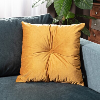Velour Pude 40 x 40 cm  fra kollektionen Velvet, Stof: 704-23
