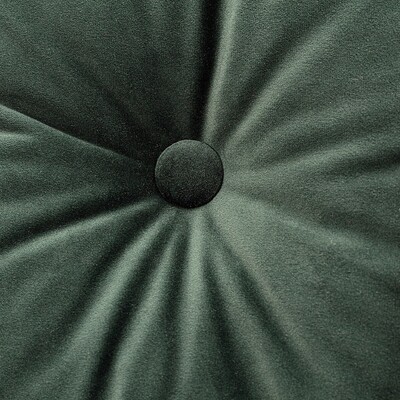 Coussin carré Velvet avec bouton