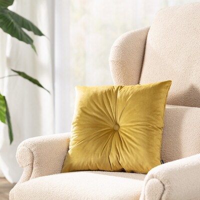 Velour Pude 40 x 40 cm  fra kollektionen Velvet, Stof: 704-27