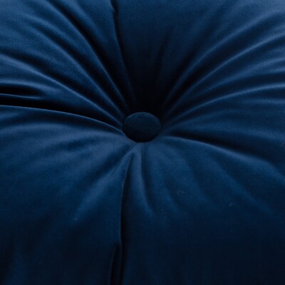 Square velvet cushion with button 40 x 40 cm  in collection Velvet, fabric: 704-29