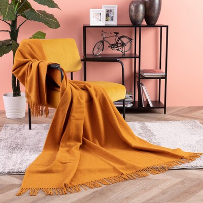 Pled Zelandia 140x200cm mustard 140 x 200 cm