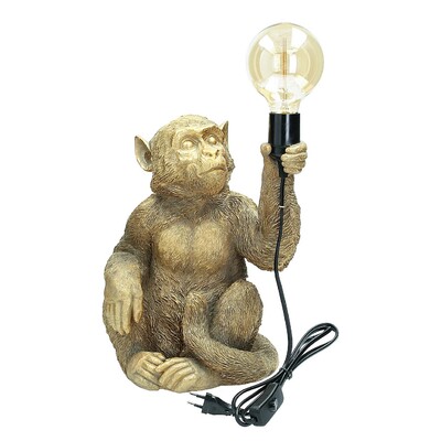 Arany Monkey asztali lámpa 36cm 25,5 x 23,5 x 36 cm
