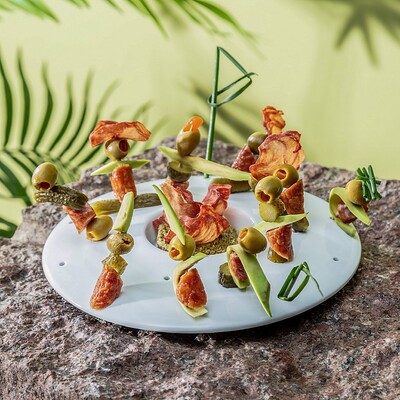 Plat de service d'entrée Ring 21cm ⌀21 cm