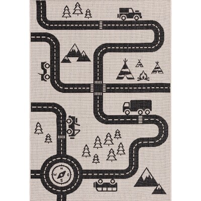 Teppich Car Road 160x230cm 160x230cm