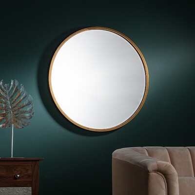 Lustro Vento Gold 80cm ⌀80 cm