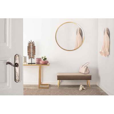 Lustro Vento Gold 80cm ⌀80 cm