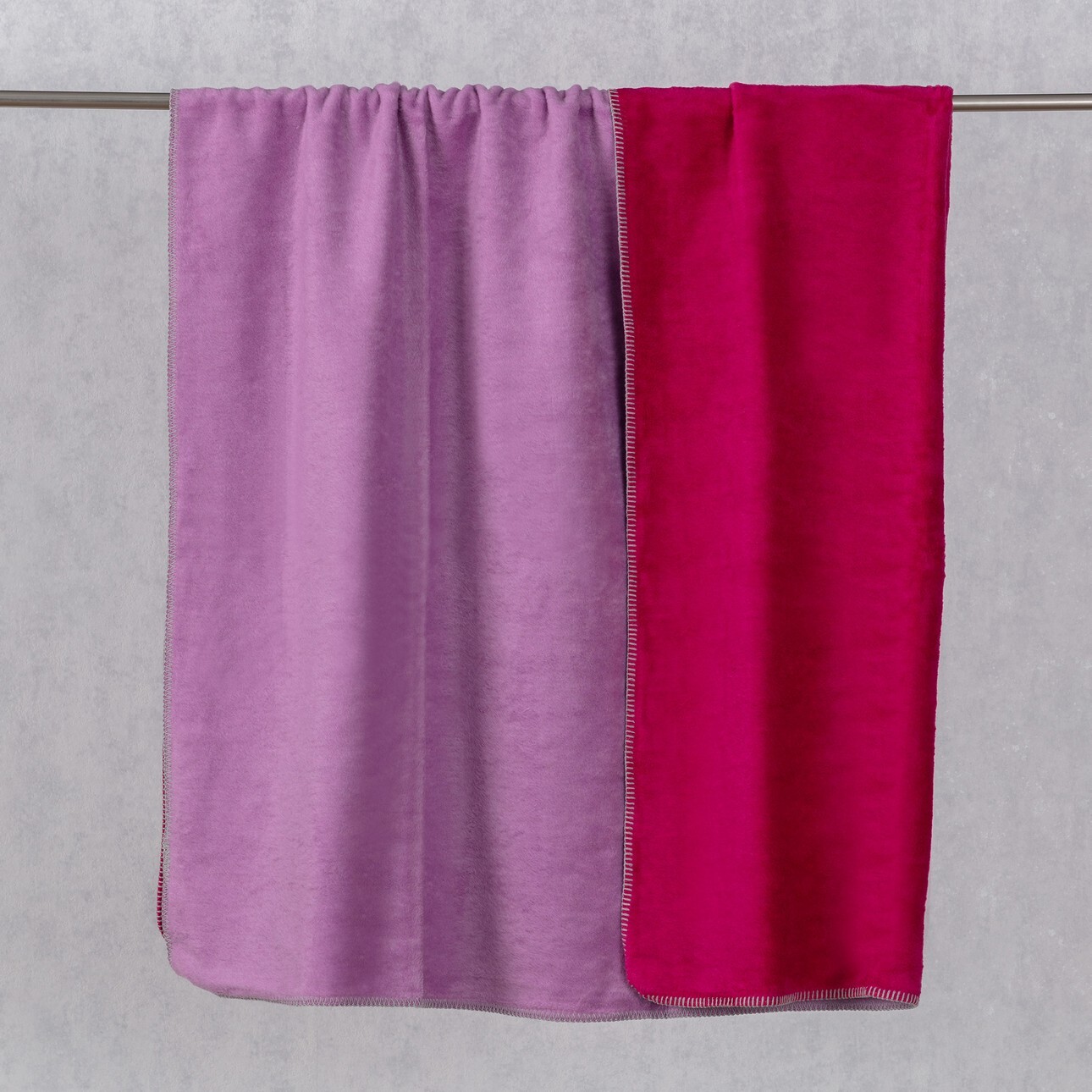 Kuscheldecke Cotton Cloud 150x200 Fuchsia&Lavender, 150 x 200 cm günstig online kaufen